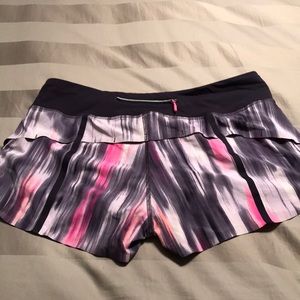 Lululemon Speed Shorts